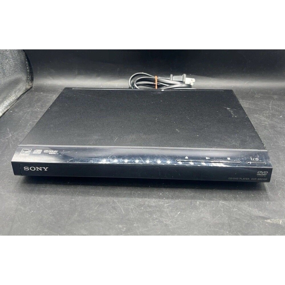 Sony DVP-SR210P DVD Player Progressive Scan Ultra Slim Black